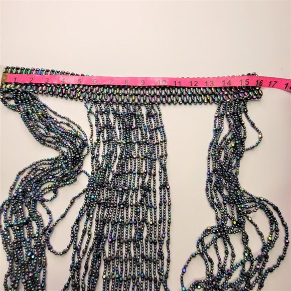 Multilayer Multicolor Sparkly Necklace Statement Necklace Costume Belly Dance - Picture 5 of 13